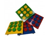 Деревянная игра Мозаика детская цветн. 4 поля (RNtoys) Д-306