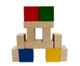 Деревянный конструктор Кубик и его части (14 дет.) (RNToys) Д-638