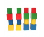 Деревянный набор геометрических фигур цветной (16шт.) (RNToys) Д-636