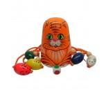 Деревянная игра Кошки-мышки.Игра (Рыжая кошка) (RNToys) Д-556