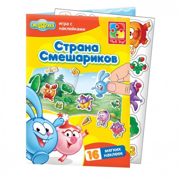 Настольная игра Набор с наклейками Смешарики VT4206-21