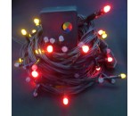 Электрическая гирлянда матовая 100л LED 8 реж 8,5м микс 141-1772H