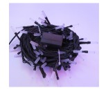 Электрическая гирлянда матовая 100л LED 8 реж 10м фиолетовый 141-265К