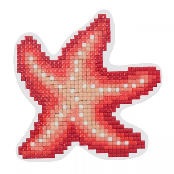 Набор для творчества Кристальная мозаика ФРЕЯ магнит Морская звезда 8,5*9 см ALVM-028